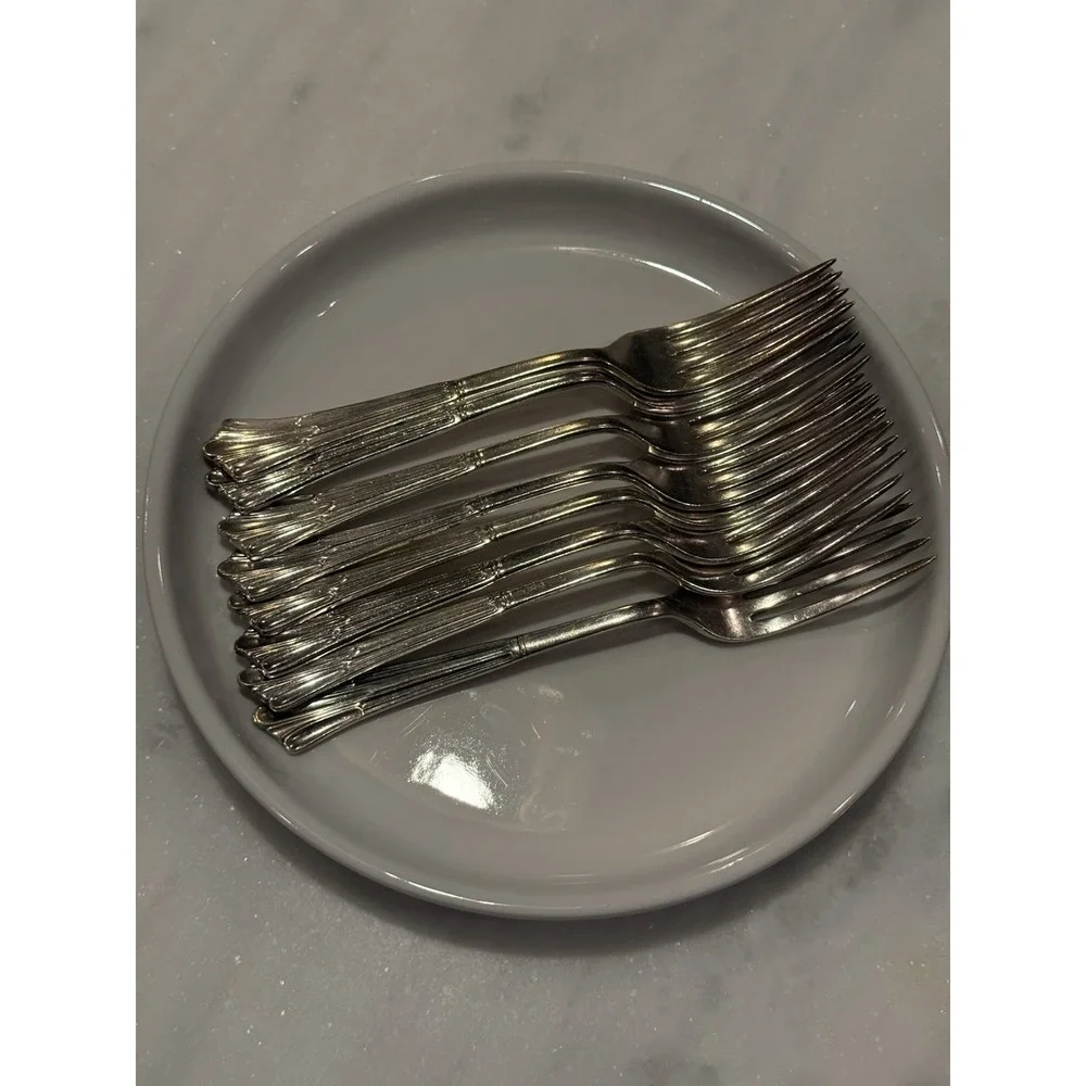 Antique Santa Fe‎ Railroad Dining Car Dinner Fork Place Setting Utensil Vintage